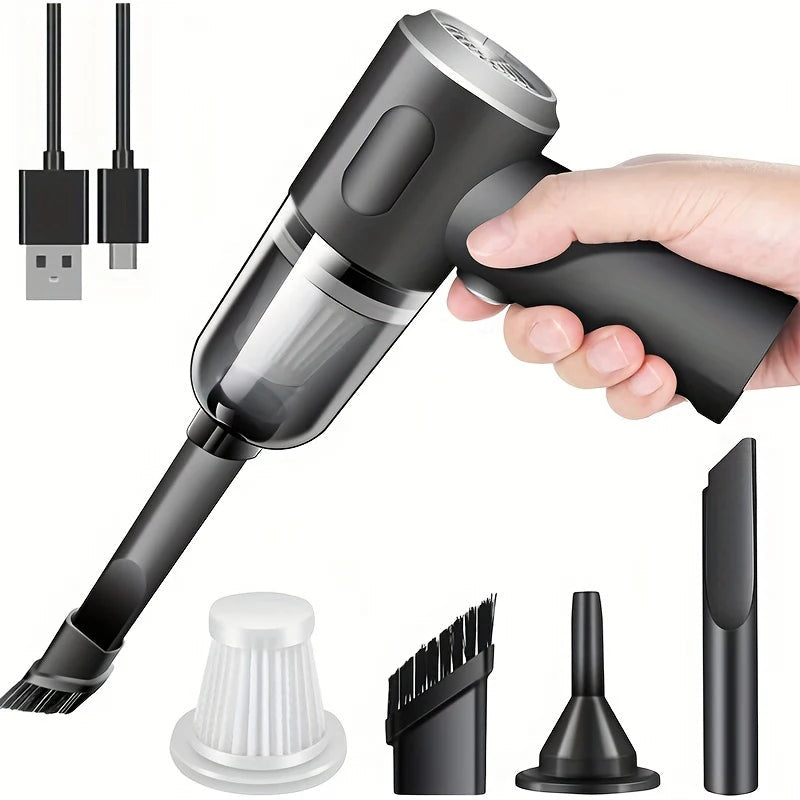 690000Pa Wireless Car Vacuum 2 Hours Quick Charge Wet Dry Dual-use Cleaner