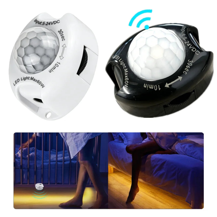 30s~10min Adjustable DC5~24V 3A Highly Sensitive PIR Motion Sensor Switch Infrared IR Sensor