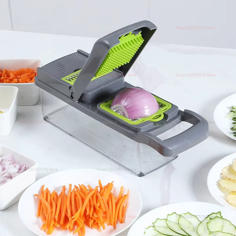 Multifunctional Portable Kitchen Chopper Vegetable Shredder Slicer