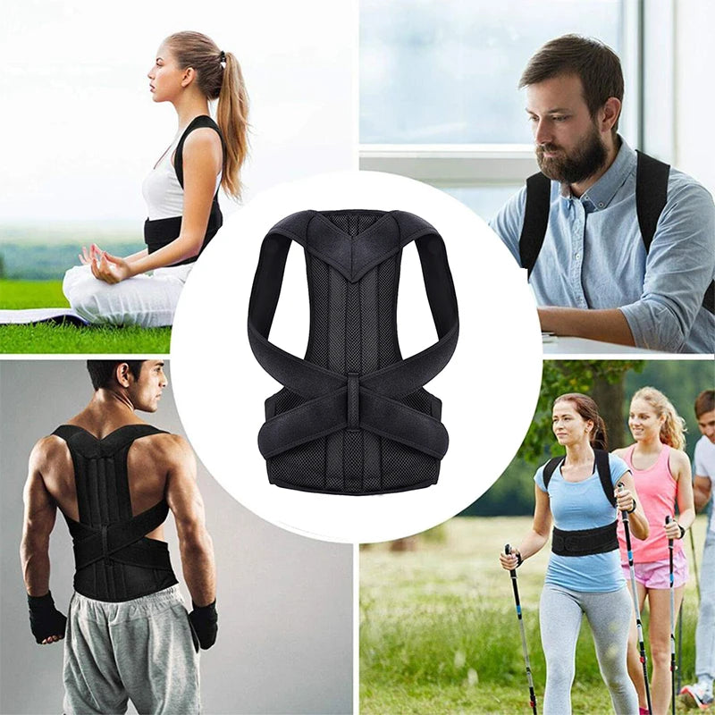 Adjustable Back Shoulder Posture Corrector Belt Clavicle Spine Support Reshape Your Body Upper