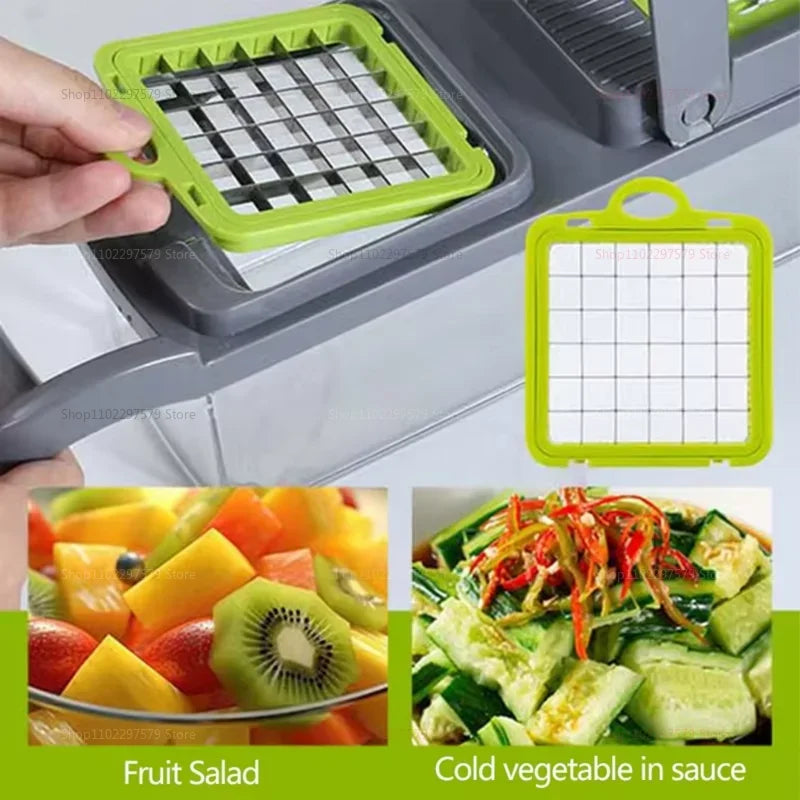Multifunctional Portable Kitchen Chopper Vegetable Shredder Slicer