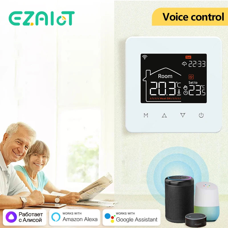 Tuya WiFi Smart Thermostat | Alexa & Google Home | Water, Floor Heating & Gas Boiler Control