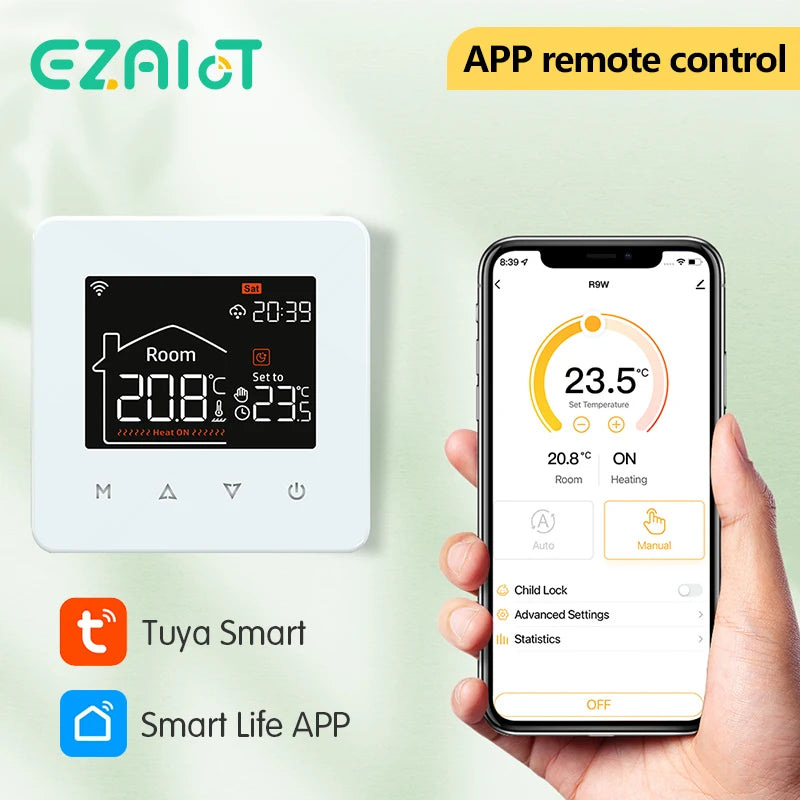 Tuya WiFi Smart Thermostat | Alexa & Google Home | Water, Floor Heating & Gas Boiler Control