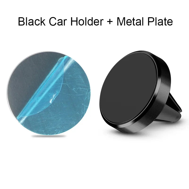 Air Vent Magnetic Car Phone Holder Magnet Smartphone Mobile Stand Cell GPS Support For iPhone 15 14 11 Xiaomi Mi Huawei Samsung